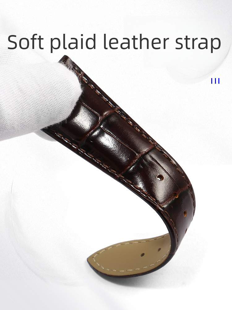 Watch Strap Leather Men's Suit - Omega Watch Constellation recension och pris