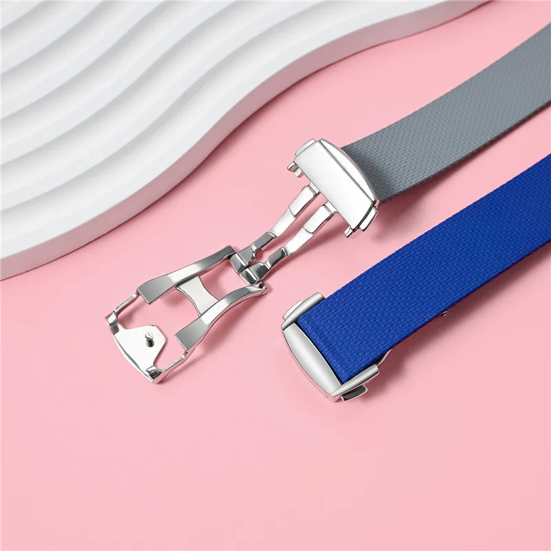 Fluoro Rubber Strap for Swatch - Omega Watch Seamaster recension och pris