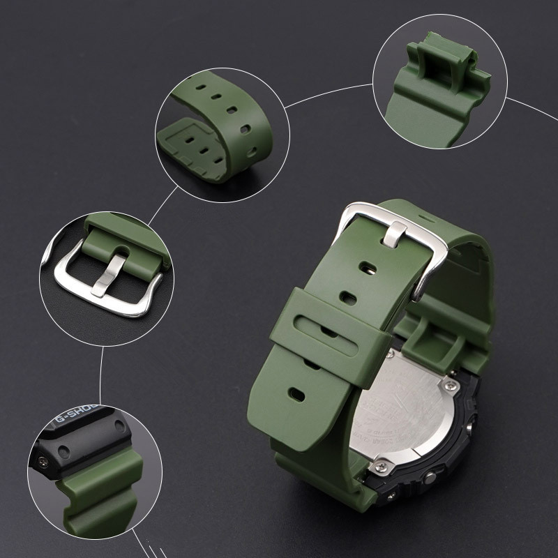 16mm Silicone Rubber Watch Ban - Casio Watch G-Shock Ga-2100 recension och pris