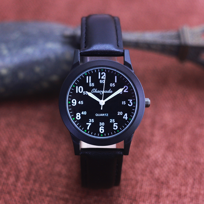 Chaoyada Fashion Men Boys Leat - Leather Watch Band Men recension och pris