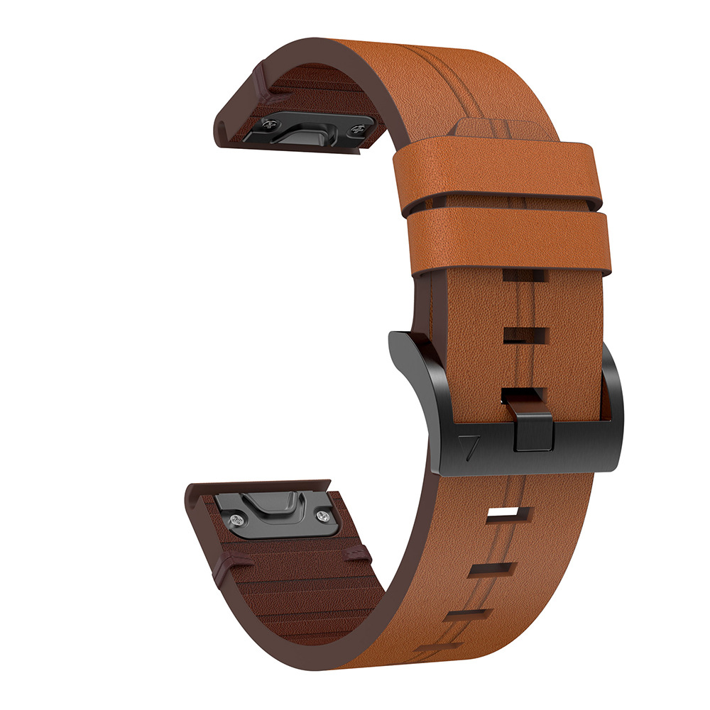 Genuine Leather QuickFit 26mm  - Leather Strap Quick Release recension och pris
