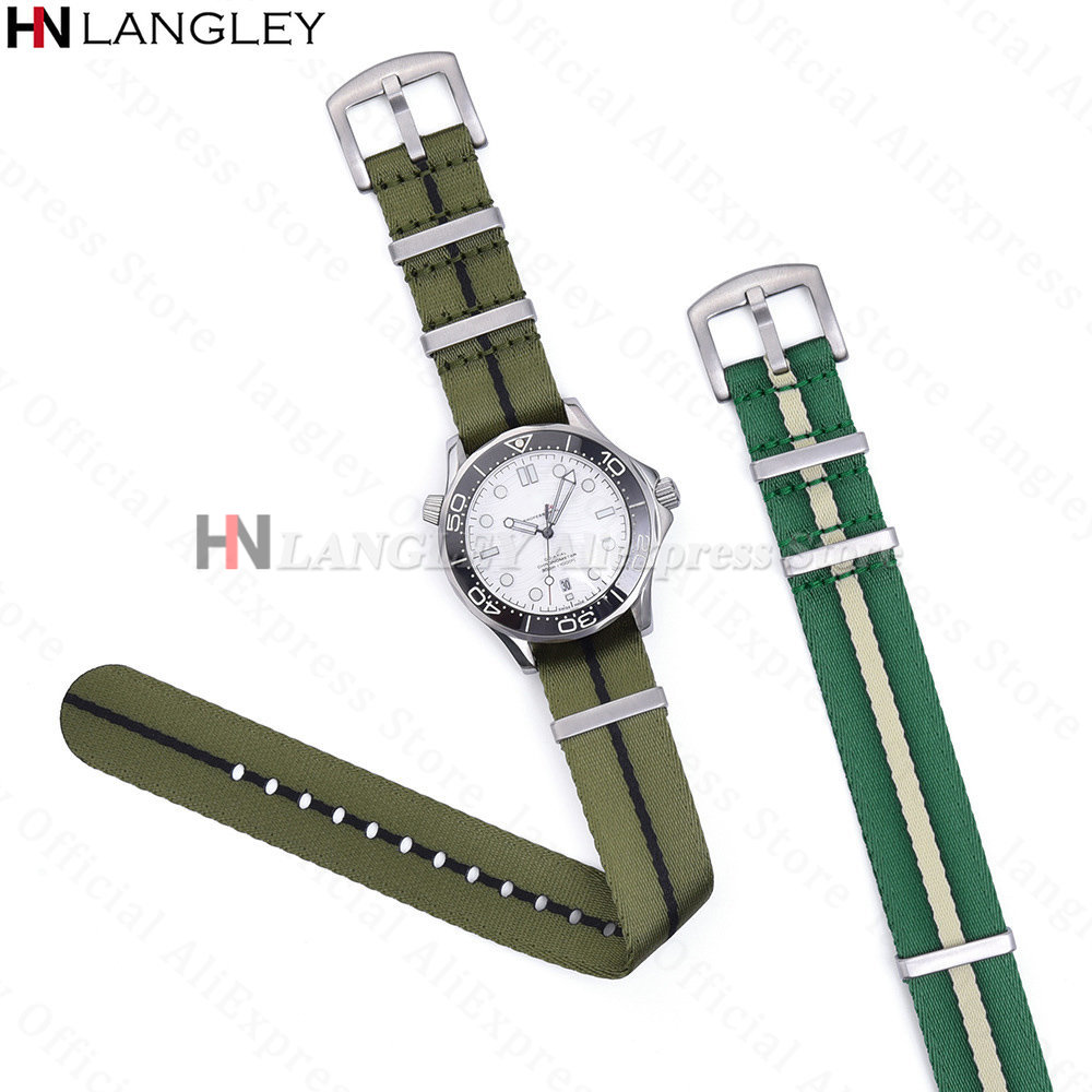 Nylon Strap 18mm 20mm 22mm for - Omega Watch Seamaster recension och pris